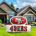 thumbnail image 2 of Logo Brands San Francisco 49ers Pre-Lit 7’x10’ Team Inflatable, 2 of 6