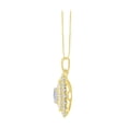 thumbnail image 3 of 0.46 CT.T.W. Round & Baguette Diamond Pendant Necklace in 14K Gold, 3 of 8