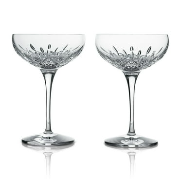 Waterford Lismore Essence Champagne Saucer, 9oz, Set of 2