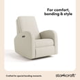 thumbnail image 4 of Storkcraft Santa Monica Power Recliner, Choose Color, 4 of 9