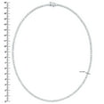 thumbnail image 5 of Lab Grown Diamond Tennis Necklace in 14K Gold, 5 of 6