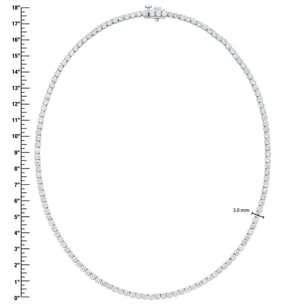 Lab Grown Diamond Tennis Necklace in 14K Gold - Samsclub.com