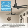 thumbnail image 9 of Hunter Downtown ENERGY STAR® Damp Rated Ceiling Fan and Wall Control - 72" & 60" Assorted Colors, 9 of 20