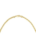 thumbnail image 3 of Sparkle Rope Chain Hollow Necklace in 14K Gold, 3 of 6