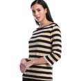 thumbnail image 5 of Rafaella Women's 3/4 Sleeve Boatneck Top, 5 of 11