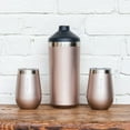 thumbnail image 1 of Reduce Wine Bottle Cooler 3-Piece Set with 12-oz. Wine Tumblers, Choose Color, 1 of 1