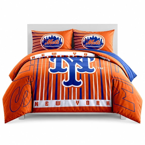 Logo Brands New York Mets Comforter Set