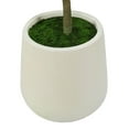 thumbnail image 2 of Faux 6' White Bougainvillea Tree in White Pot, 2 of 6