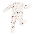 thumbnail image 4 of Angel Dear Baby Girls Convertible Zipper Romper, 4 of 4