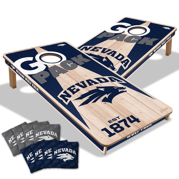 YouTheFan Nevada Wolfpack 2'x4' Cornhole Board Set