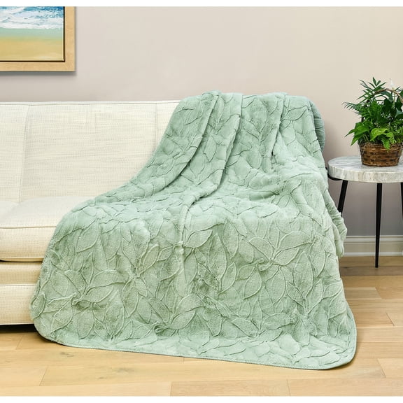 HGTV Triple Layer Jacquard Autumn Bliss Throw Blanket 60"x70"