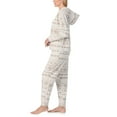 thumbnail image 3 of Cuddl Duds Women's 2-Piece Pullover and Jogger Pajama Set, 3 of 7