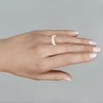 thumbnail image 4 of 1.18 CT. T.W. Baguette Cut Cross Over Diamond Band in 14K Gold, 4 of 4