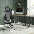 thumbnail image 3 of Wellness by Design Ergonomic Mesh Back Office Chair with Headrest, Assorted Colors, 3 of 12