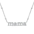 thumbnail image 1 of Sterling Silver and Diamond Identity Necklace, 1 of 9