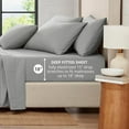 thumbnail image 9 of London Fog 6-Piece Ultra-Soft Microfiber Sheet Set, Assorted Sizes, 9 of 11
