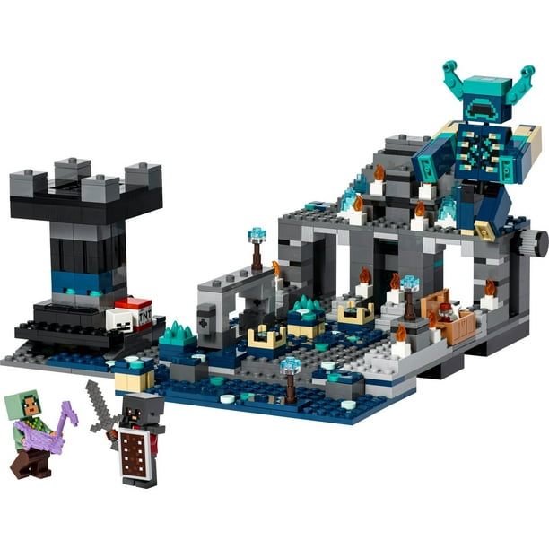 LEGO Minecraft The Deep Dark Battle Building Set Toy, 584 pcs