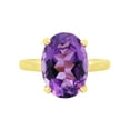 thumbnail image 1 of Solitaire Oval Gemstone Ring in 14K Gold, 1 of 6