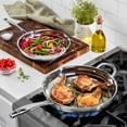 thumbnail image 10 of Cuisinart 2-Piece Premium Tri-Ply 10” & 12” Skillet Set, 10 of 12