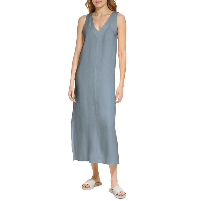 DKNY Women's Linen Maxi Dress