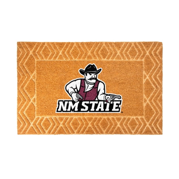 Logo Brands New Mexico State Aggies Coir Outdoor Mat