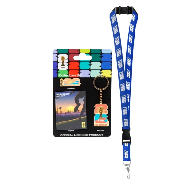 World Cup Host City Collector's Set and Lanyard, Assorted Cities