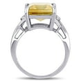 thumbnail image 5 of Emerald Cut Gemstone Ring in Sterling Silver, 5 of 6