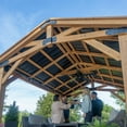 thumbnail image 11 of Backyard Discovery 14' x 12' Cedar Wood Peak Roof Gazebo with PowerPort, 11 of 17