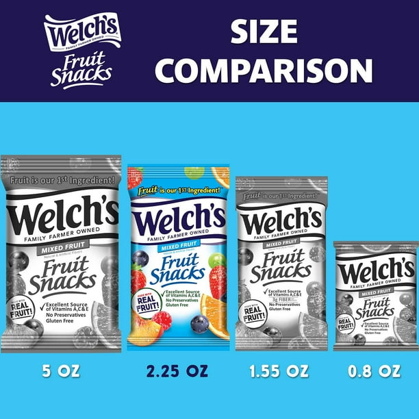 Welch's Fruit Snacks Variety Pack, 2.25 oz., 20 pk