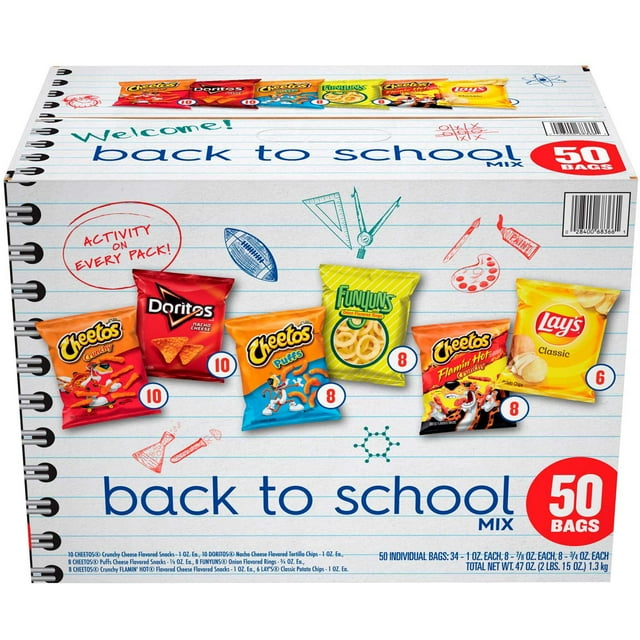 Frito-Lay Back to Class Mix, Variety Pack Chips, 50 pk.
