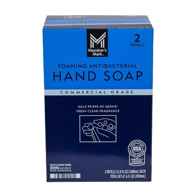 1st health glutathione soap review Member's Mark Antibacterial Foaming Hand Soap, 67.6 fl. oz., 2 refills aqua skin glutathione price