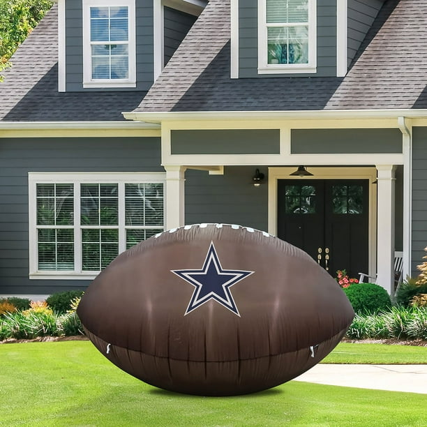 Logo Brands Dallas Cowboys Pre-Lit 10'x6' Inflatable Football - Main Image
