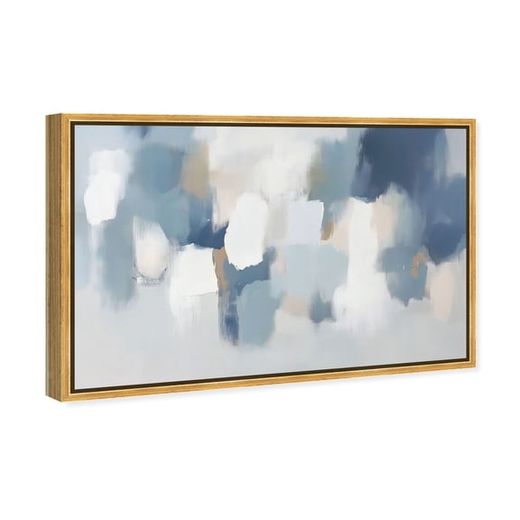 Dreaming Indigo I Blue Abstract Canvas Print by Oliver Gal Prints