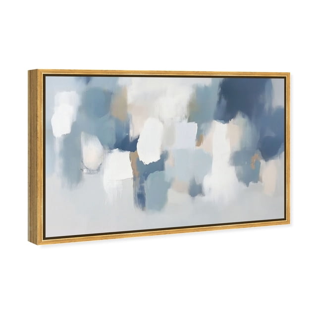 Dreaming Indigo I Blue Abstract Canvas Print by Oliver Gal Prints