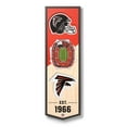 thumbnail image 1 of YouTheFan NFL 6" x 19" 3D Stadium View Banner, 1 of 6