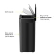 thumbnail image 4 of EKO Fluted Resin Slim Motion Sensor Trash Can 2.6 Gallon, 4 of 10