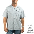 thumbnail image 6 of Habit Men's Short Sleeve 50+ UPF Camp Fishing Shirt, 6 of 8