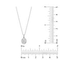 thumbnail image 9 of 0.80 C.T. TW Oval Shaped Diamond Earrings and Pendant Set in 14K Gold, 9 of 11