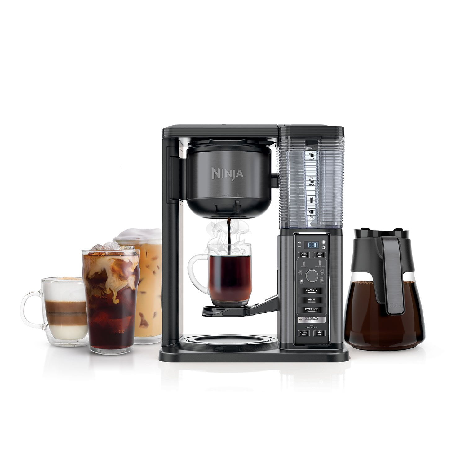 Ninja Specialty Coffee Maker With Fold-Away Frother And Glass