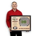 thumbnail image 4 of YouTheFan Georgia Bulldogs 25-Layer Football Stadium View 3D Wall Art, 4 of 5
