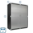 thumbnail image 3 of Seville Classics UltraHD Storage Cabinet, 60" W x 24" D x 72" H, 3 of 23