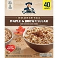 thumbnail image 4 of Quaker Instant Oatmeal, Maple Brown Sugar, 1.51 oz., 40 pk., 4 of 9