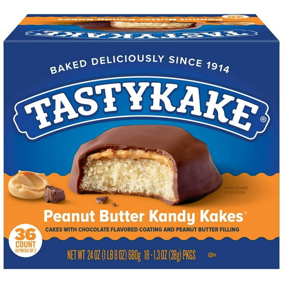 Tastykake Peanut Butter Kandy Kakes, 1.3 oz., 18 pk.