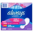 thumbnail image 9 of Always Daily Panty Liners, Unscented, 240 ct., 9 of 10