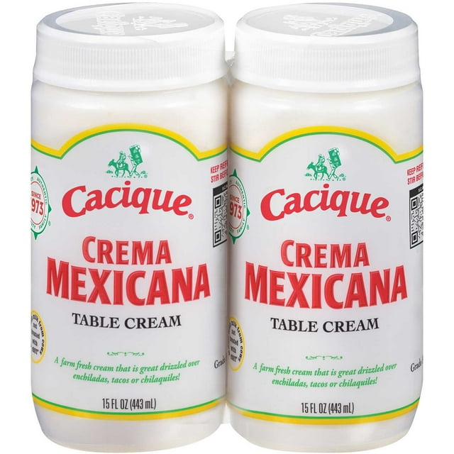 Cacique Crema Mexicana Table Cream, 15 oz. Each, 2 pk.