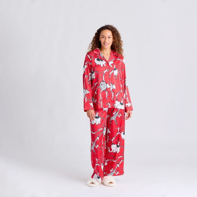 Nick & Nora Satin Pajama Set