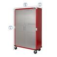thumbnail image 2 of Seville Classics UltraHD Storage Cabinet, 48" W x 18" D x 72" H, 2 of 15