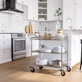 thumbnail image 7 of Member's Mark NSF 3-Tier Heavy-Duty Commercial Utility Cart, 34” L x 18” W x 34.5” H, 7 of 13
