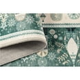 thumbnail image 3 of Frosty Bells Yale Haven Washable Recycled Holiday Area Rug, Assorted Sizes & Designs, 3 of 4