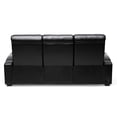 thumbnail image 10 of Member's Mark Maxwell Power Reclining Theater Sofa with Drop Table, Black, 10 of 10